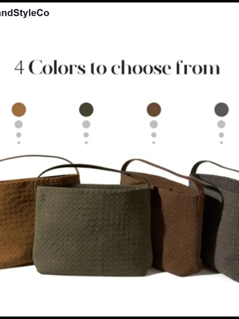 Suede Hobo Bag Hand-Woven Casual Tote Purse Shoulder Bag